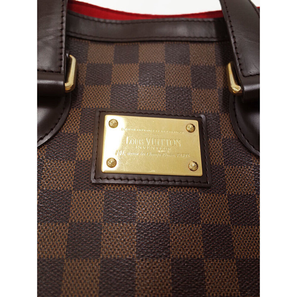 Louis Vuitton Damier Ebene Brown Hampstead Tote Bag - Picture 7 of 8